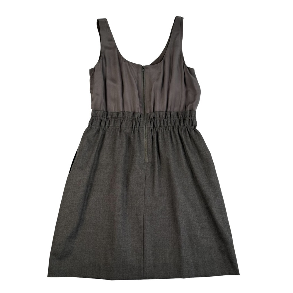 J Crew "Aurelia" Beaded Silk Couplet Sleeveless Cocktail Dress Gray Size 8 NEW - Picture 10 of 10